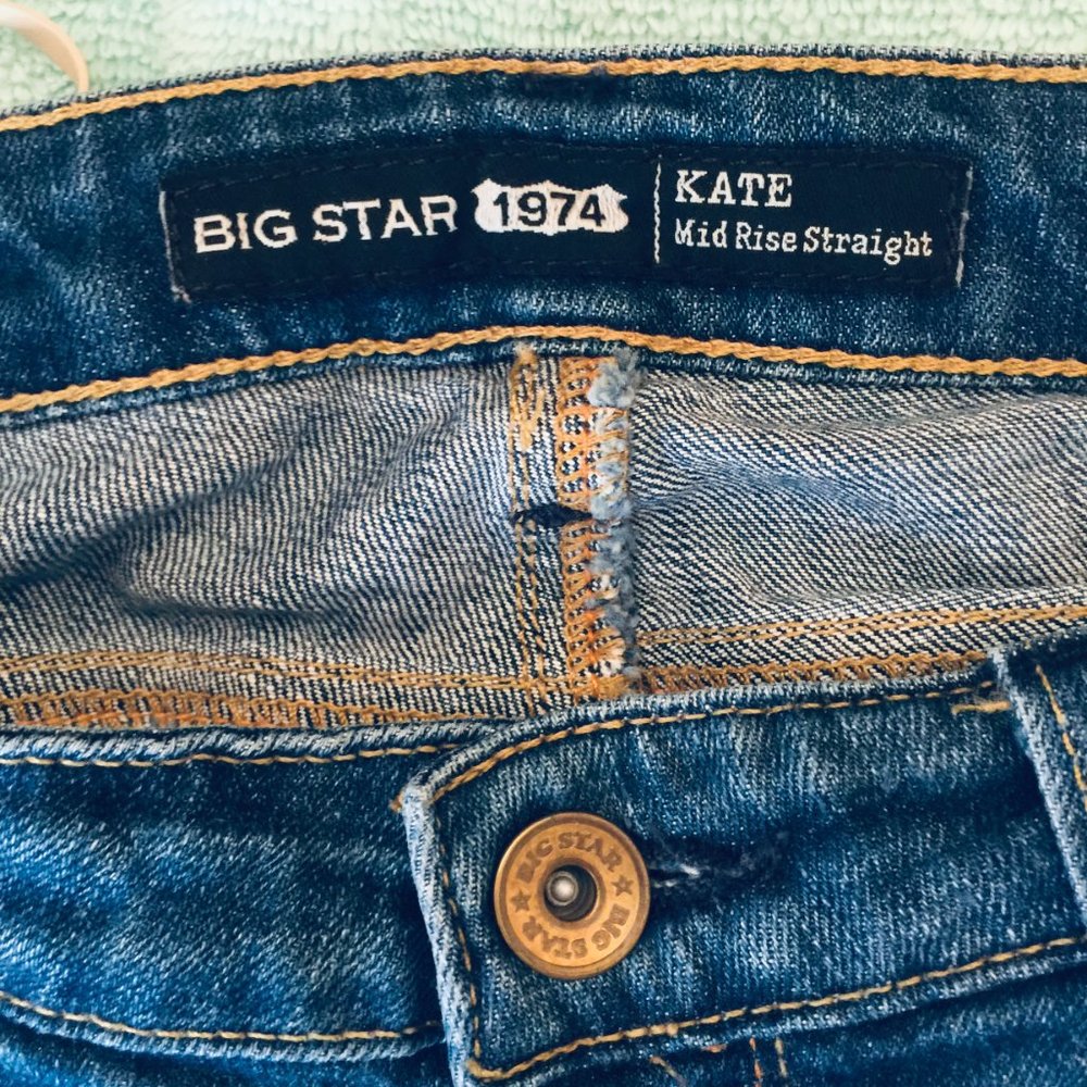 BIG STAR 1974  Straight Leg  KATE Jeans 29R 30 Long